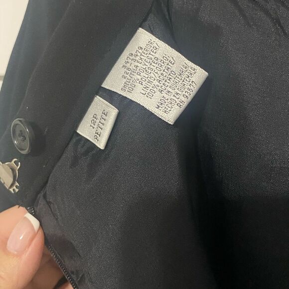 Black Midi Pencil Skirt for Work - Picture 5 of 5